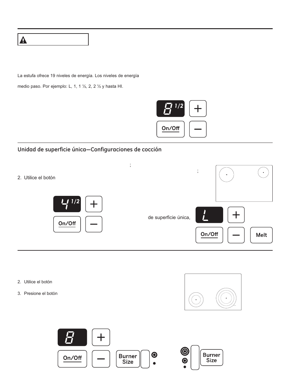 Advertencia | GE PS920SFSS User Manual | Page 41 / 64