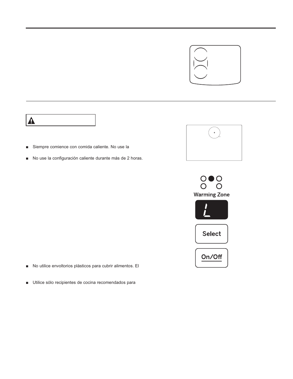 Advertencia | GE PS920SFSS User Manual | Page 42 / 64