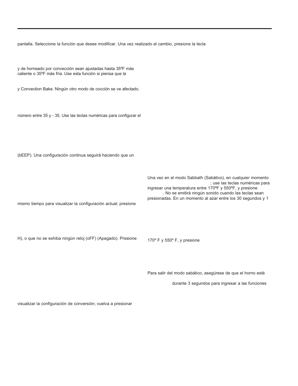 Uso de la cocina: funciones especiales, Funciones especiales | GE PS920SFSS User Manual | Page 47 / 64