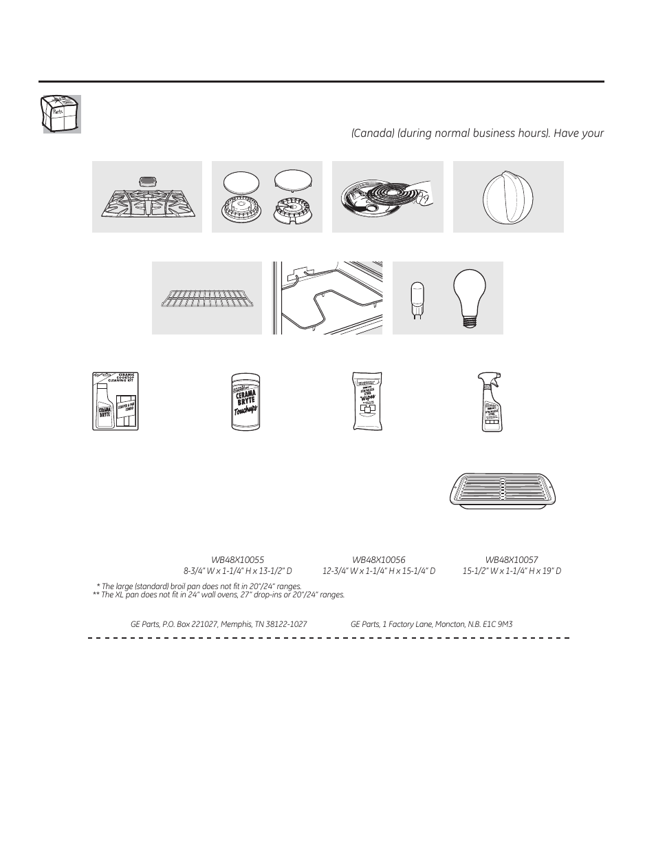 Accessories, Broiler pan order form, Looking for something more | Limited time offer! free shipping | GE PT925SNSS User Manual | Page 32 / 68