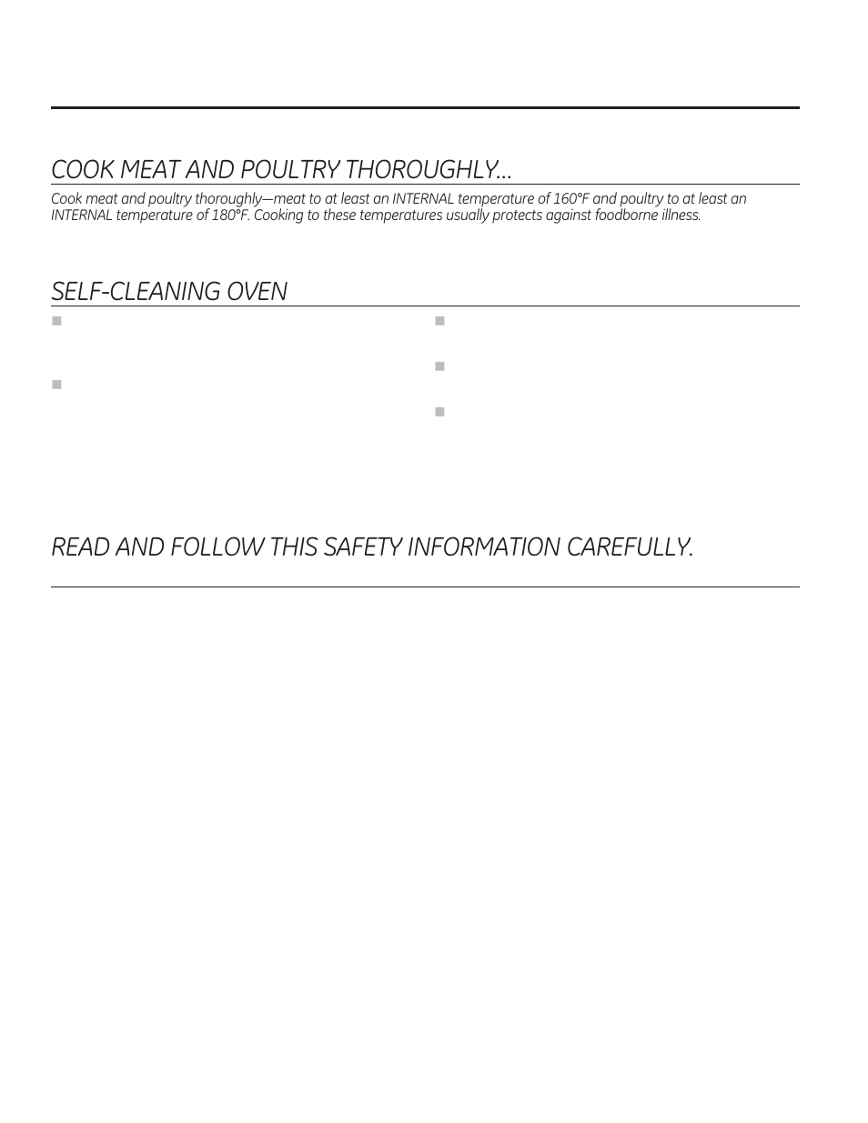 GE PT925SNSS User Manual | Page 4 / 68