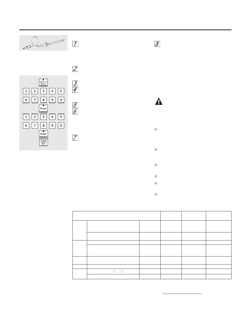 Precaución, Uso del horno de convección, Guía para asar por convección | GE PT925SNSS User Manual | Page 51 / 68