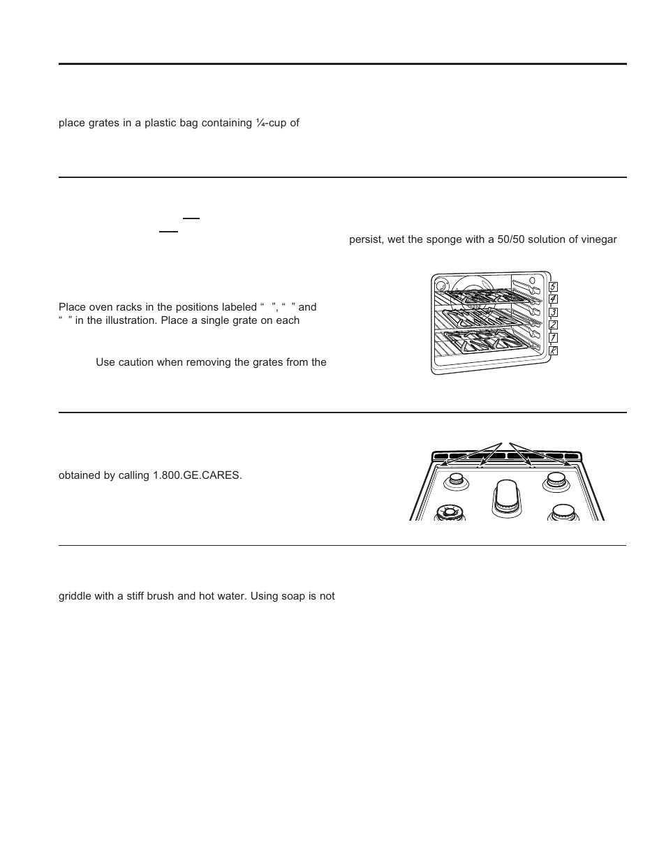 Care and cle aning, Cleaning the cooktop (cont.), Cleaning the cook top | GE P2B940DEFWW User Manual | Page 26 / 64