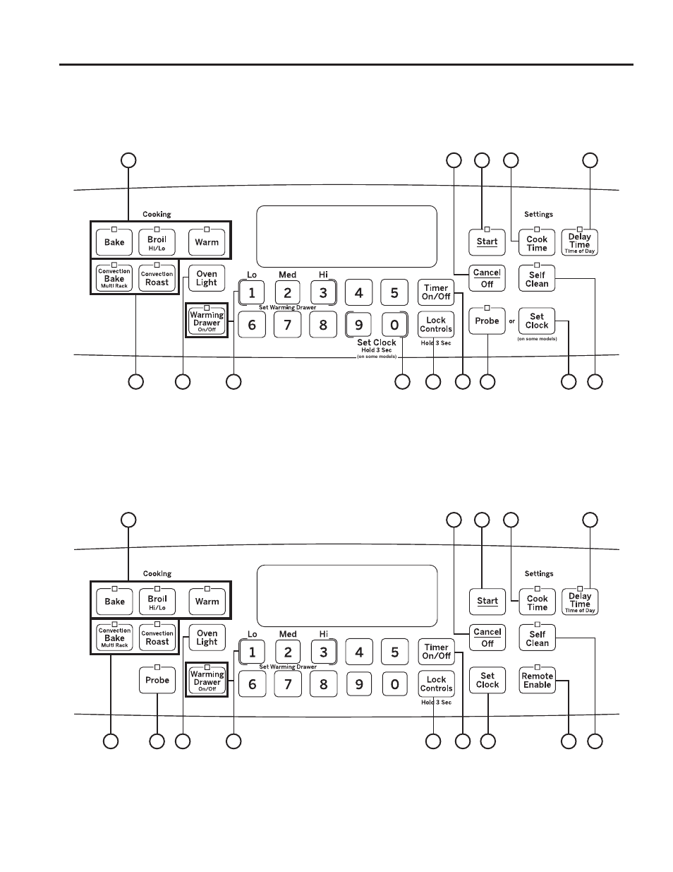 Uso del horno: contr oles del horno, Controles del horno, Convección y acceso remoto convección | GE P2B940DEFWW User Manual | Page 46 / 64