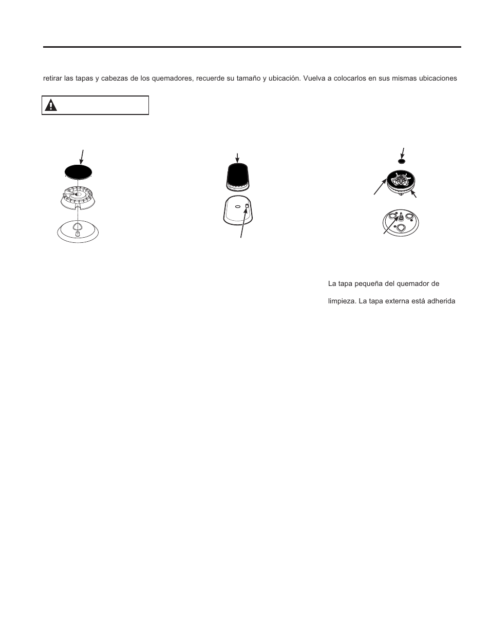 Cuid ado y limpieza, Limpieza de la placa de cocción, Precaución | GE P2B940DEFWW User Manual | Page 56 / 64