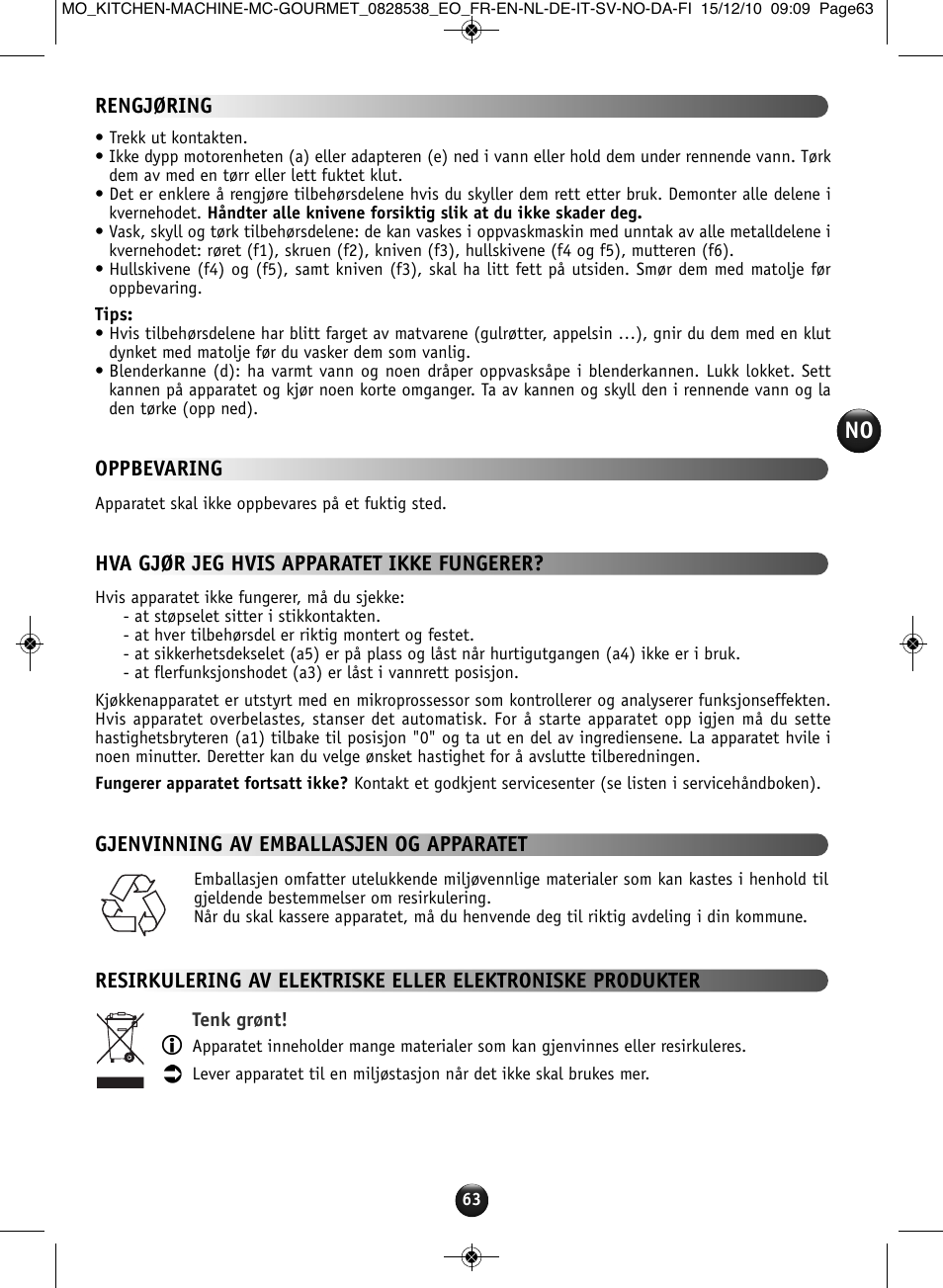 Moulinex MASTERCHEF GOURMET QA402G User Manual | Page 59 / 82
