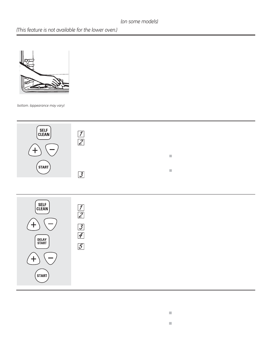 Using the self-cleaning oven | GE JRP28SKSS User Manual | Page 14 / 24