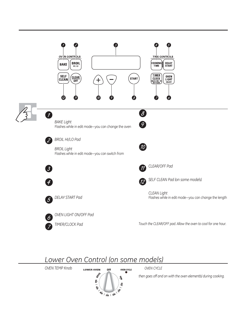 Using the oven controls, Rzhu2yhq&rqwuro rqvrphprghov | GE JRP28SKSS User Manual | Page 5 / 24
