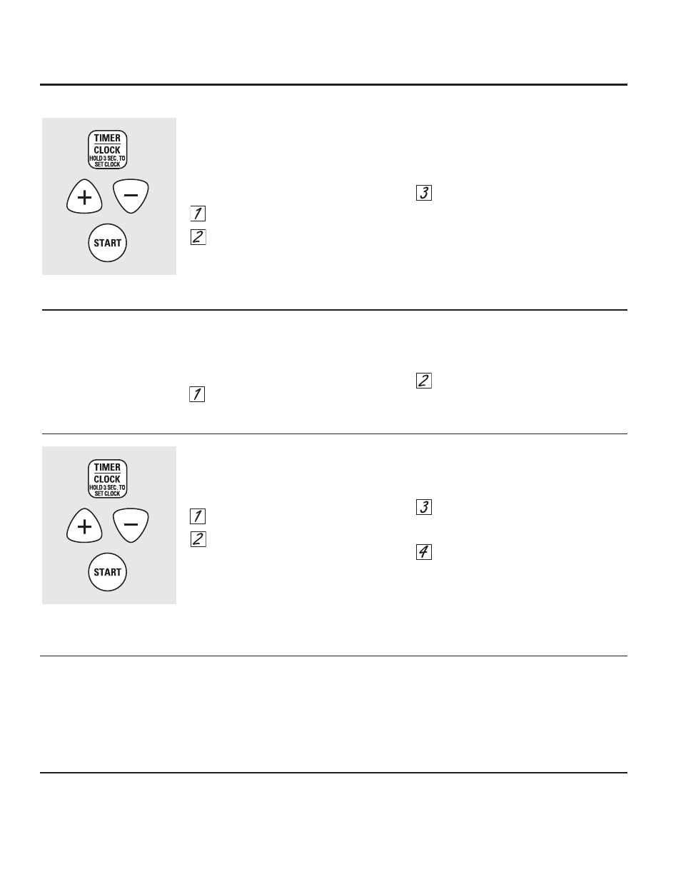 Using the clock and timer | GE JRP28SKSS User Manual | Page 8 / 24