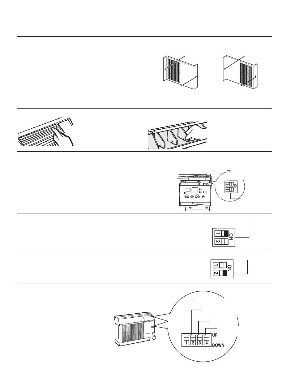 Au sujet des commandes sur le climatiseur, Commande d’évent, Direction de l’air | Cycle ventilateur/continu - rafraîchissement, Fonction de rappel du nettoyage du filtre | GE AJCQ08ACF User Manual | Page 28 / 56
