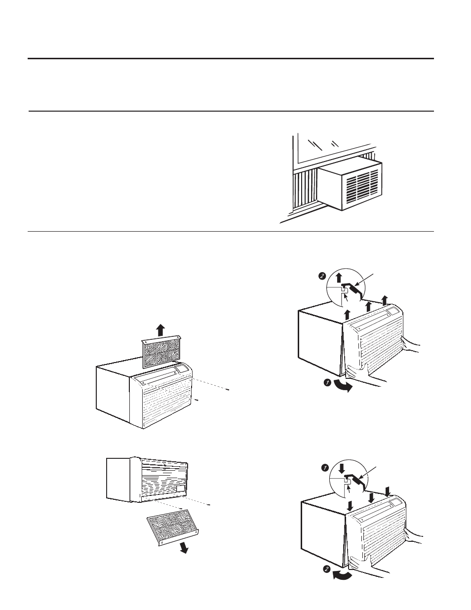 Cuidado y limpieza del acondicionador de aire | GE AJCQ08ACF User Manual | Page 48 / 56