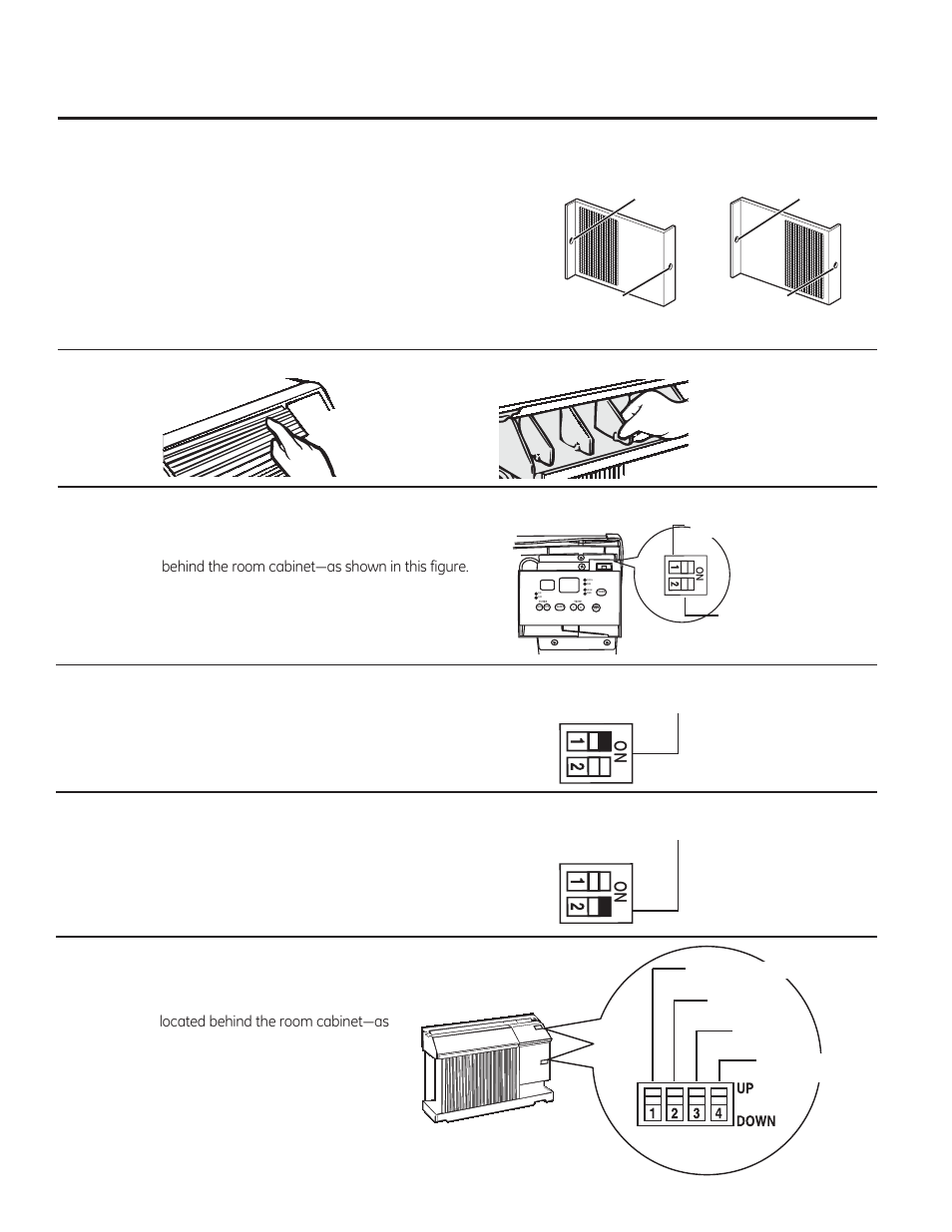 About the controls on the air conditioner, Vent control, Air direction | Cool only models heat/cool models 8 | GE AJCQ08ACF User Manual | Page 8 / 56