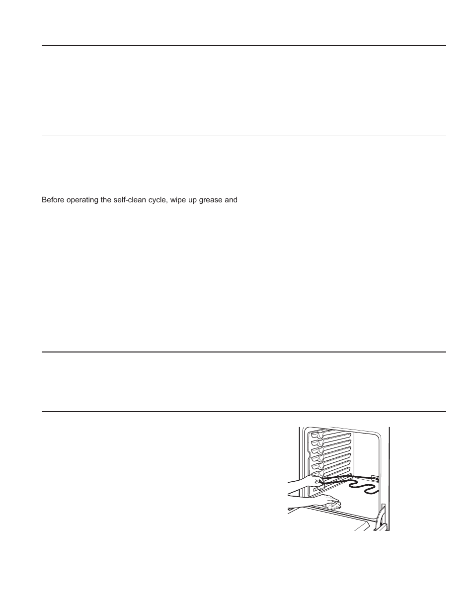 Care and cle aning: cleaning the range – interior, Cleaning the range – interior | GE JD630DFWW User Manual | Page 18 / 56