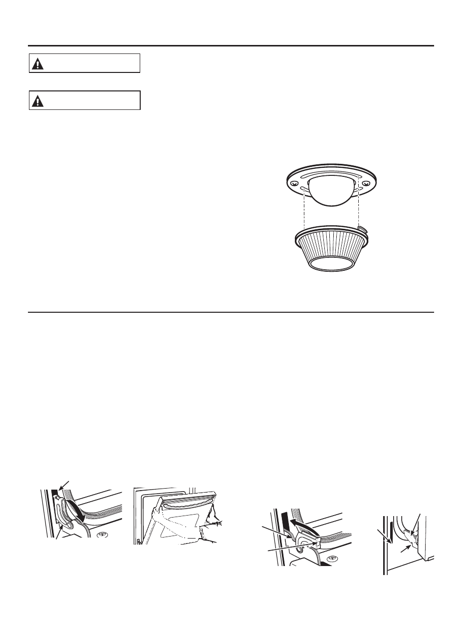 Cuidado y limpieza: mantenimiento, Mantenimiento, Advertencia | Precaución | GE JD630DFWW User Manual | Page 49 / 56