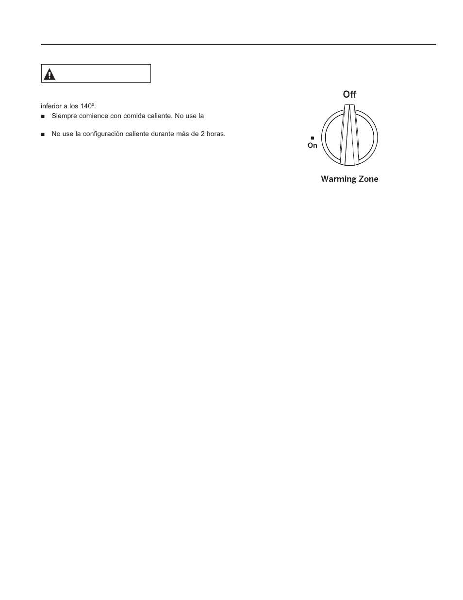 Advertencia | GE JB650DFWW User Manual | Page 38 / 56