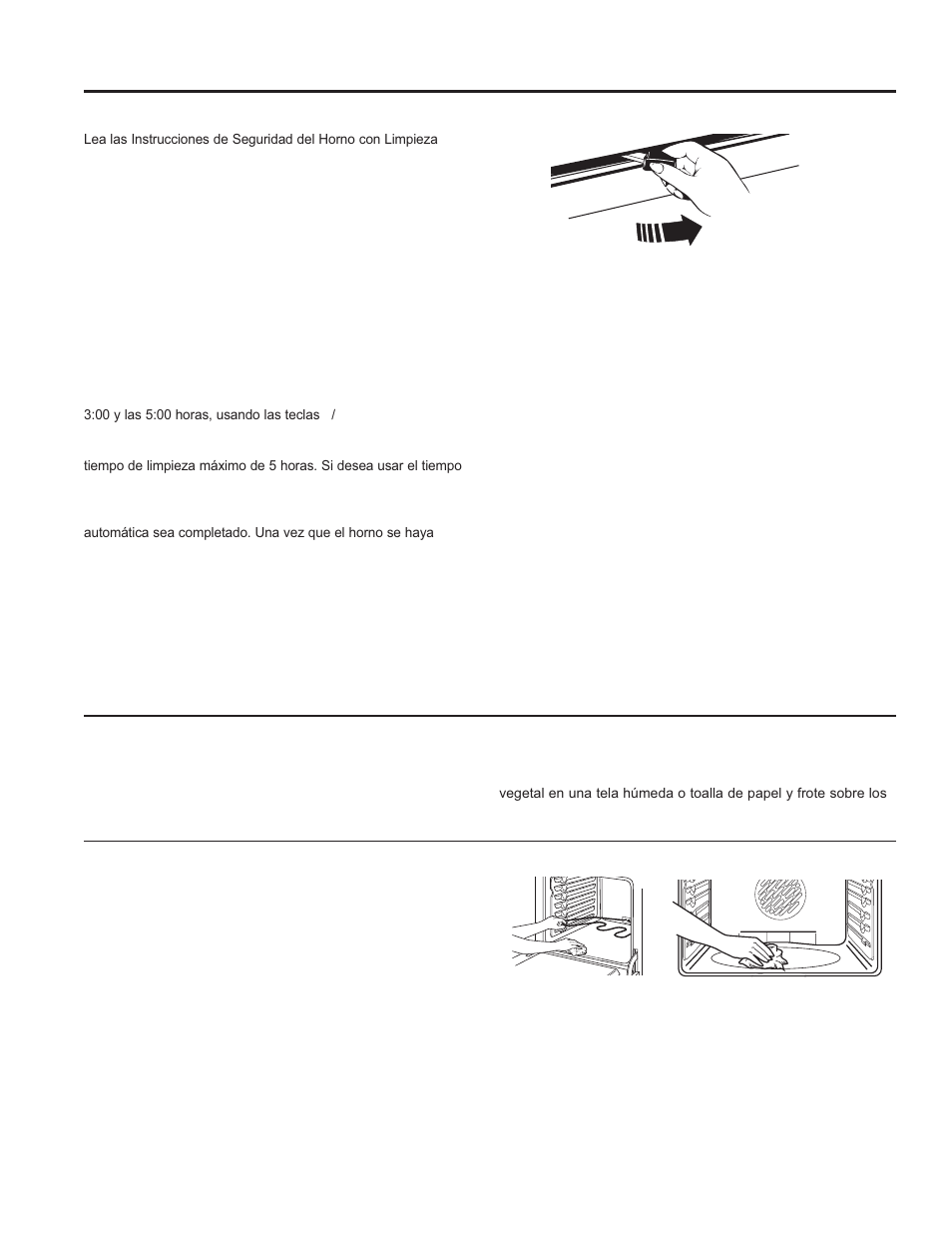 Limpieza de la cocina - interior (continúa) | GE JB650DFWW User Manual | Page 48 / 56