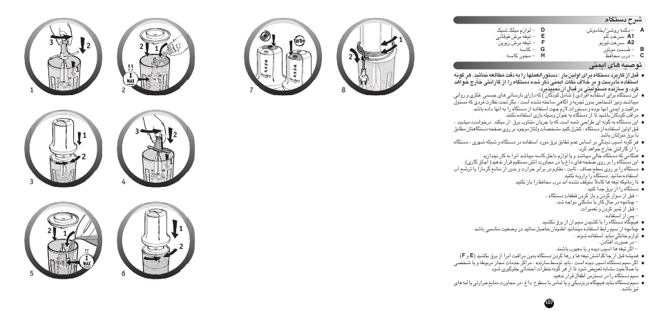 Moulinex MULTI MOULINETTE AT712G User Manual | Page 2 / 108