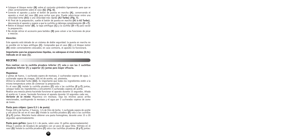 Recetas | Moulinex MULTI MOULINETTE AT712G User Manual | Page 34 / 108