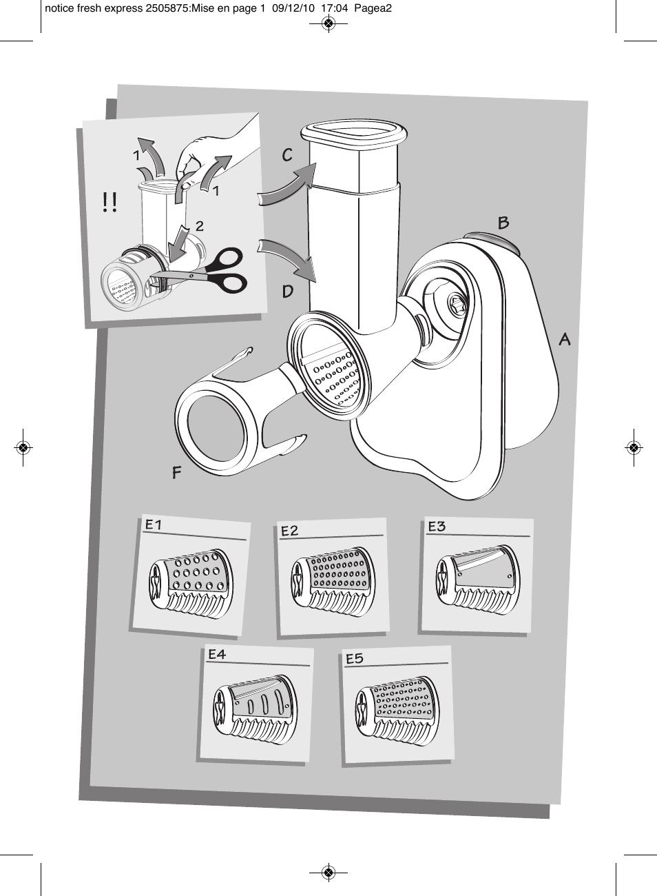 Moulinex FRESH EXPRESS DJ750G User Manual | Page 2 / 76
