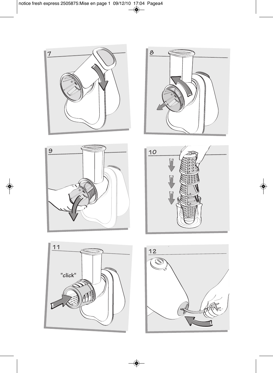 Moulinex FRESH EXPRESS DJ750G User Manual | Page 4 / 76