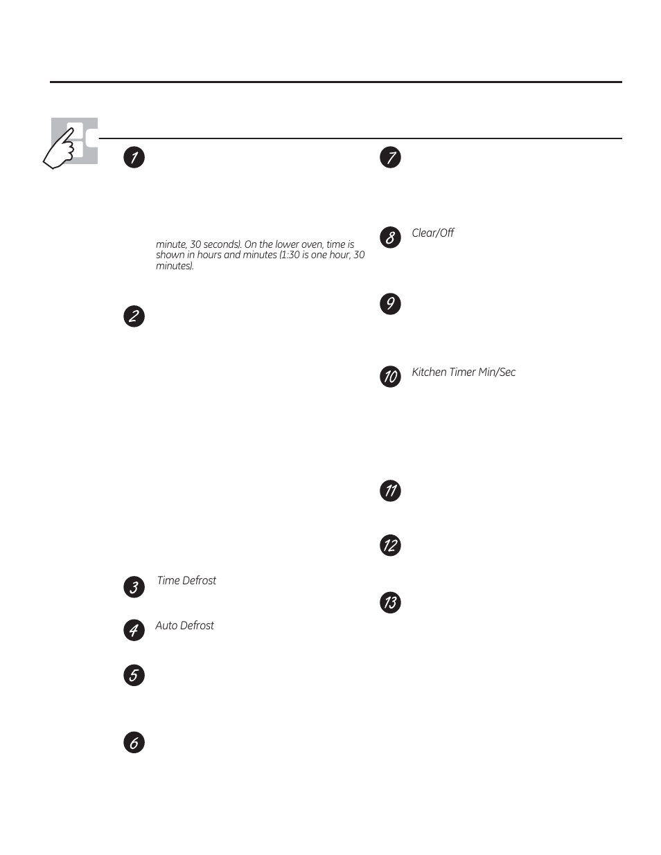 Microwave oven control features and settings | GE JTP90DPBB User Manual | Page 11 / 88