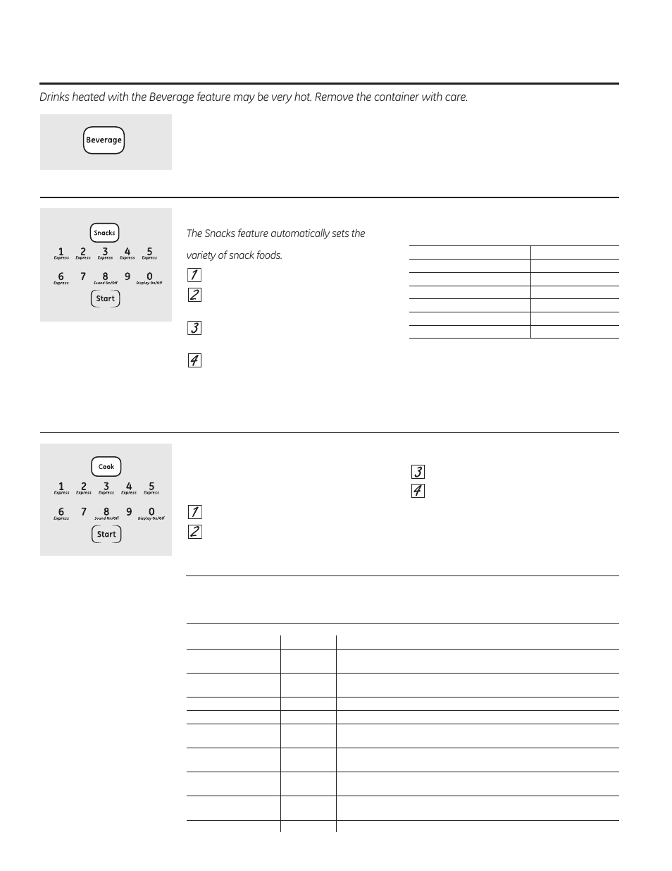 Using the microwave convenience cooking features | GE JTP90DPBB User Manual | Page 18 / 88