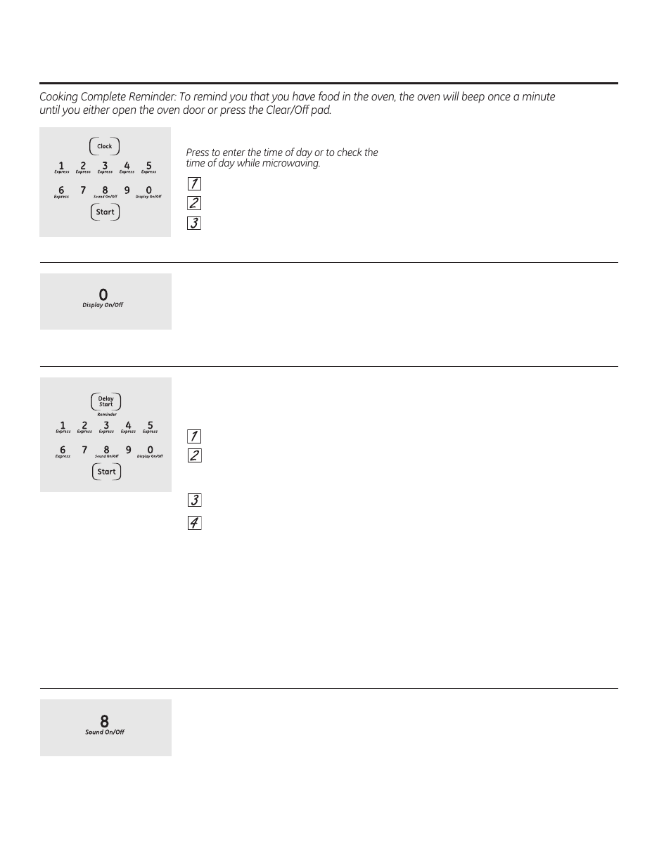 Using the other microwave features | GE JTP90DPBB User Manual | Page 20 / 88
