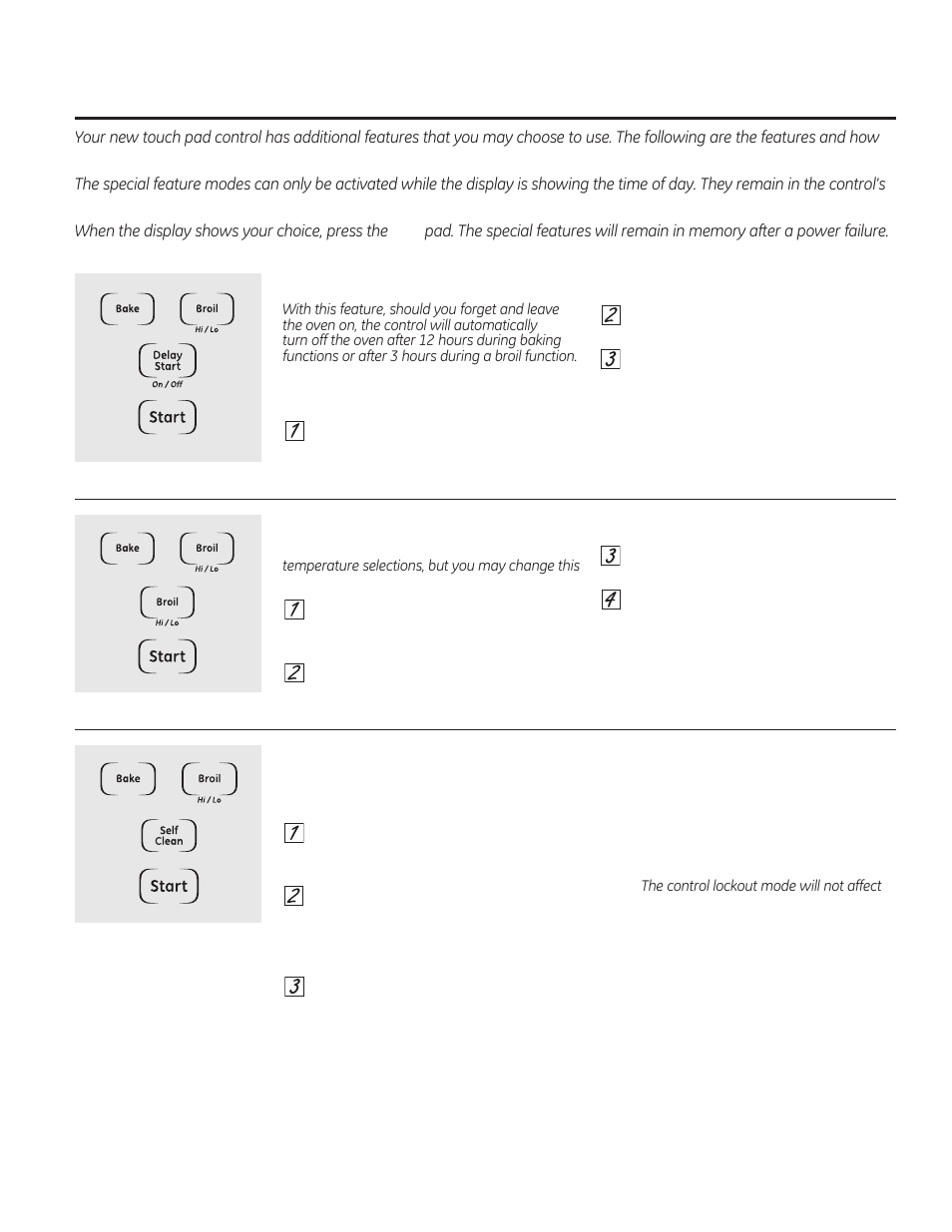 Special features of your lower oven control | GE JTP90DPBB User Manual | Page 31 / 88