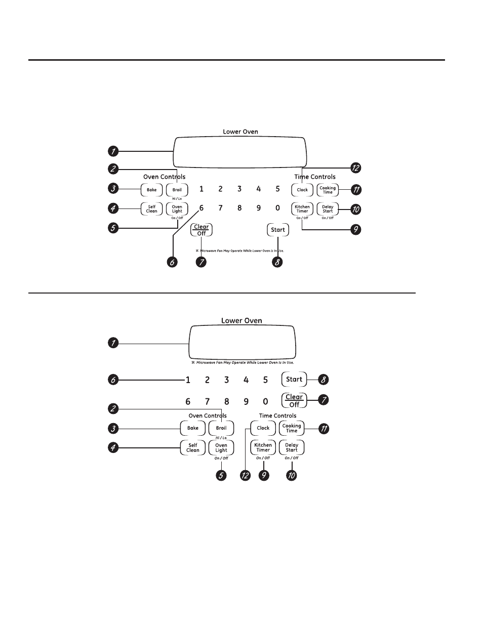 Uso de los controles del horno inferior | GE JTP90DPBB User Manual | Page 66 / 88