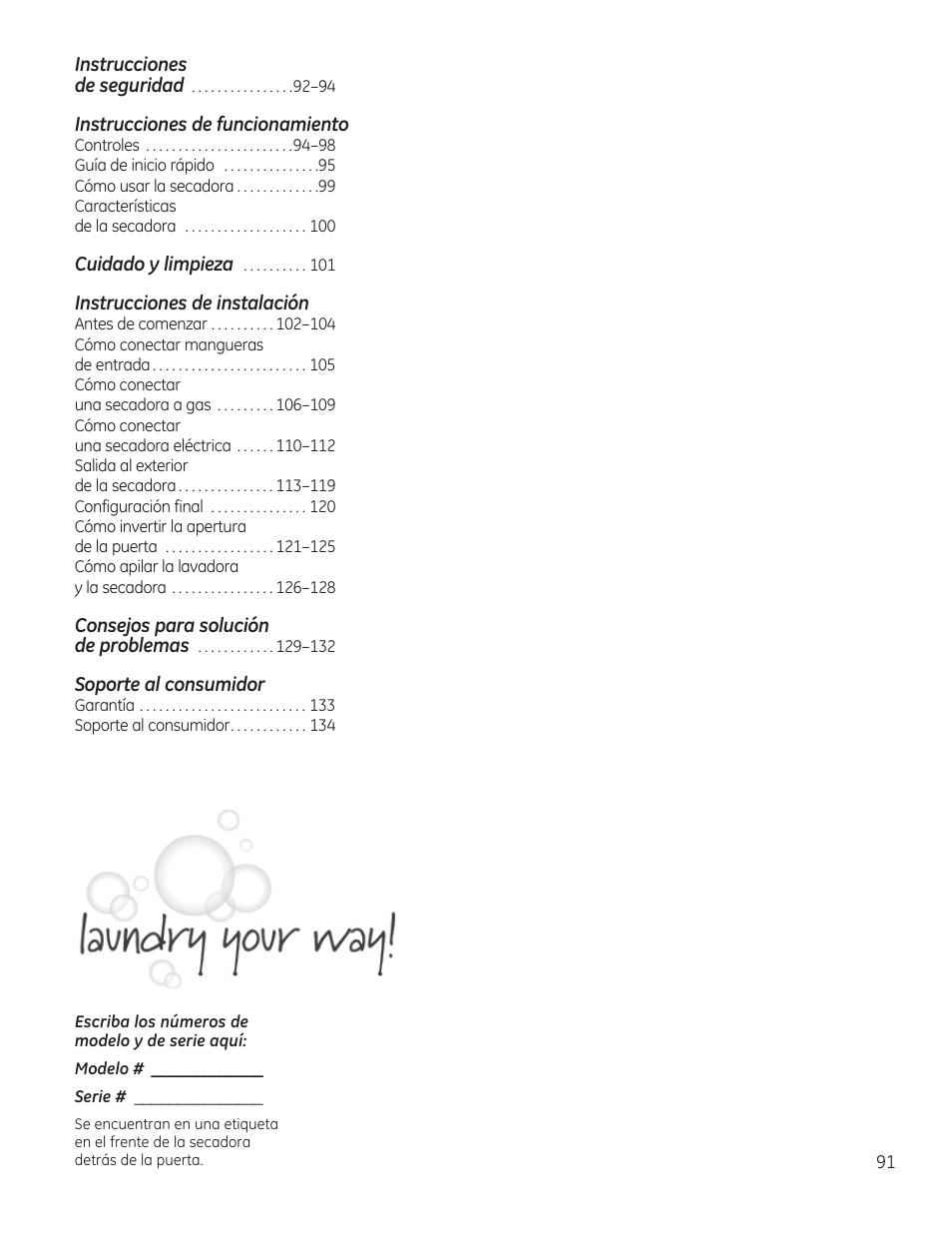 GE GFDR480GFWW User Manual | Page 91 / 144