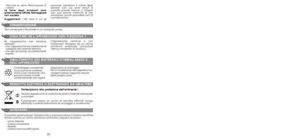 Moulinex LA MOULINETTE DP700G User Manual | Page 27 / 84