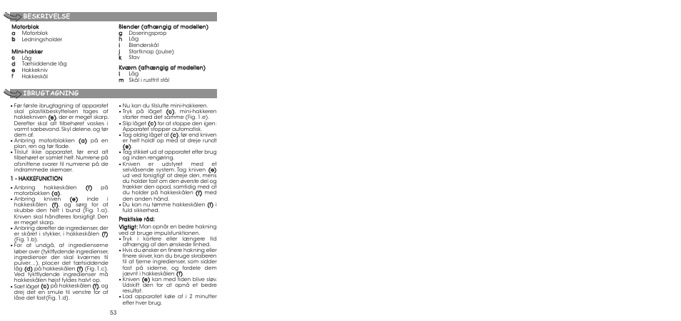 Moulinex LA MOULINETTE DP700G User Manual | Page 55 / 84