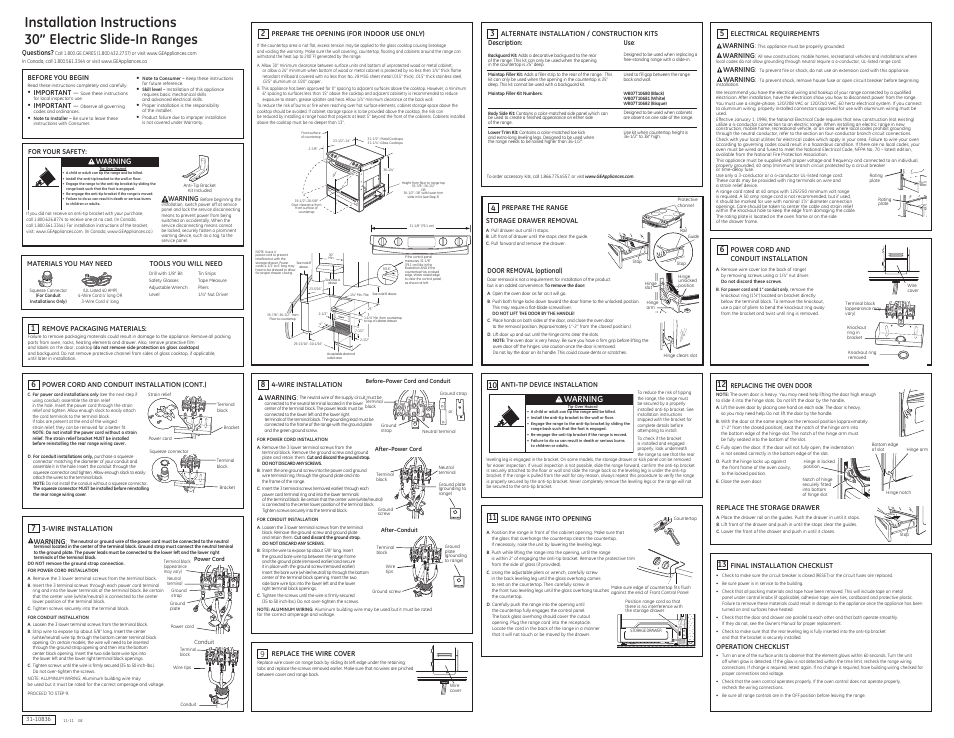 GE JSP39DNCC User Manual | 2 pages