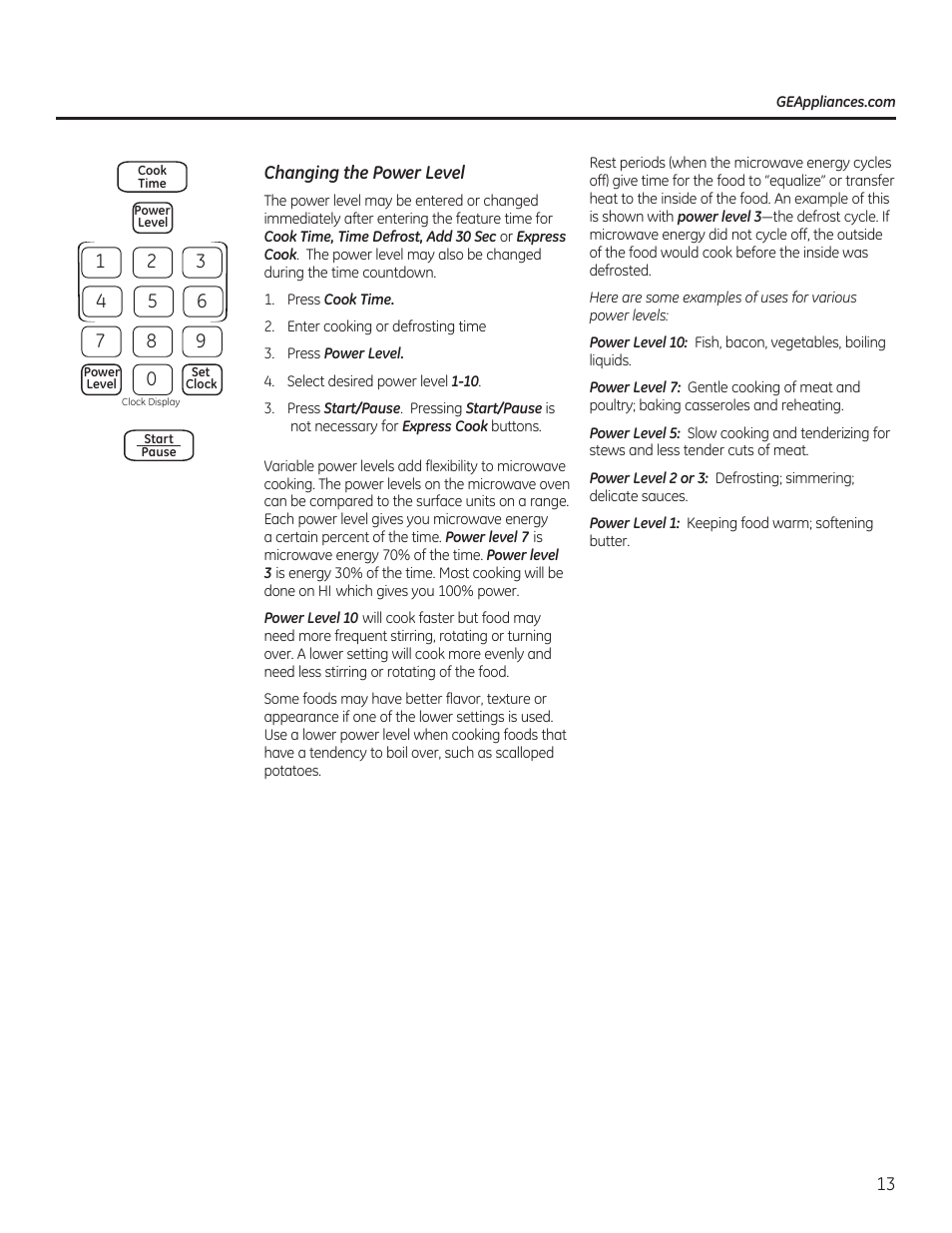 GE JVM6172RFSS User Manual | Page 13 / 60