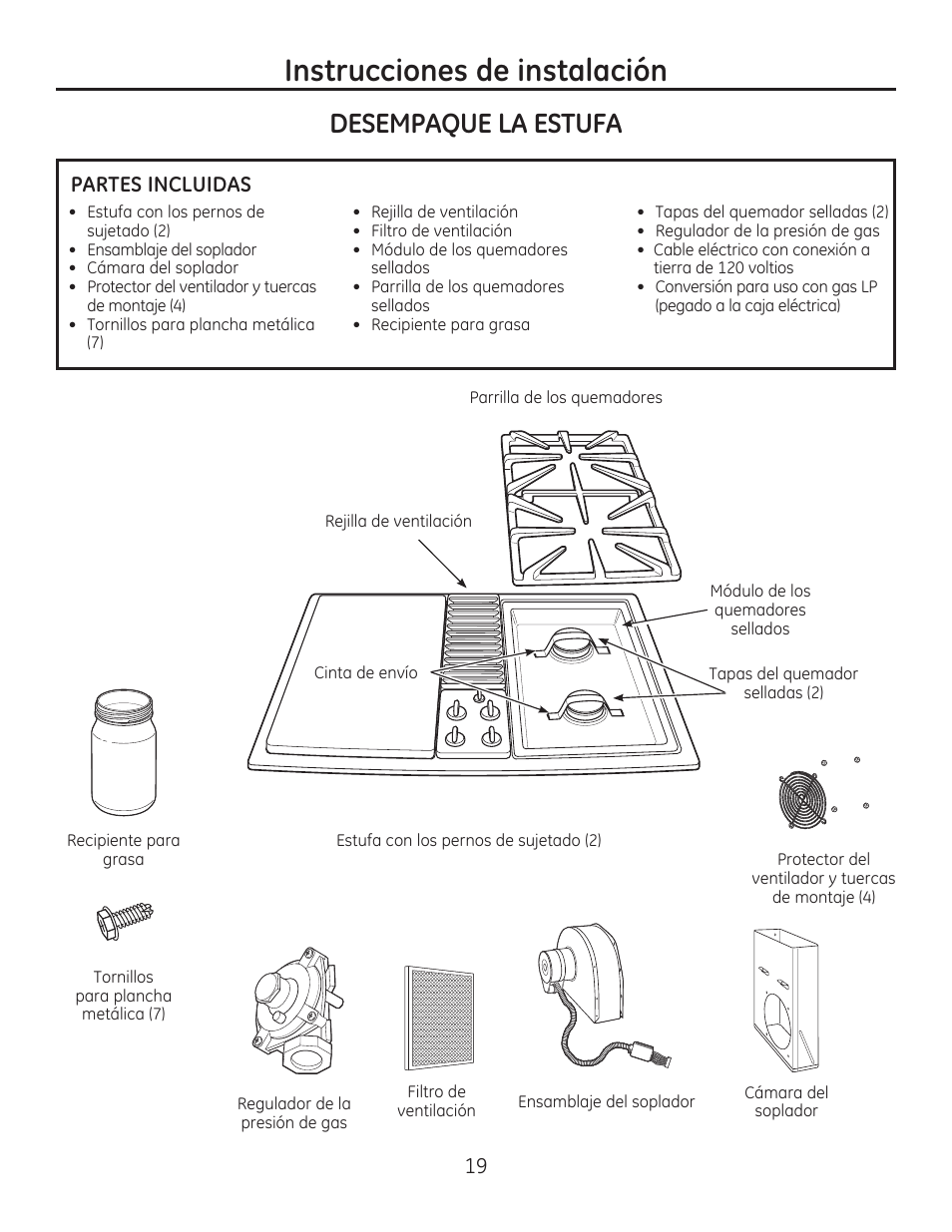 Qvwuxfflrqhvghlqvwdodflyq | GE PGP990SENSS User Manual | Page 59 / 80