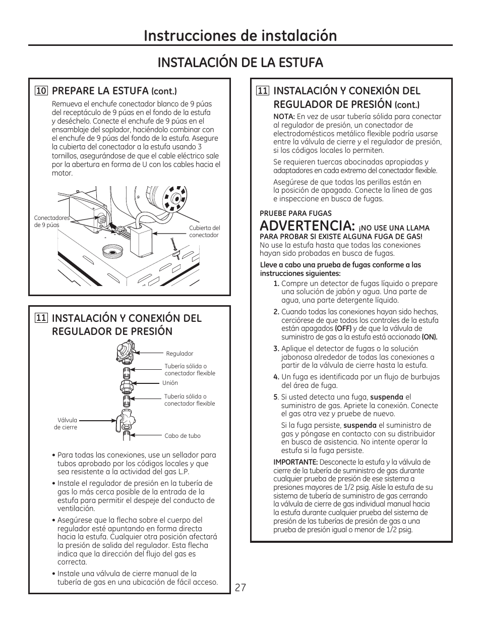 Qvwuxfflrqhvghlqvwdodflyq | GE PGP990SENSS User Manual | Page 67 / 80