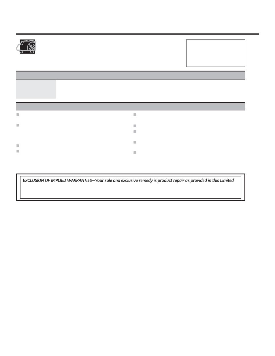 Ge microwave oven warranty | GE PEM31DFBB User Manual | Page 27 / 52