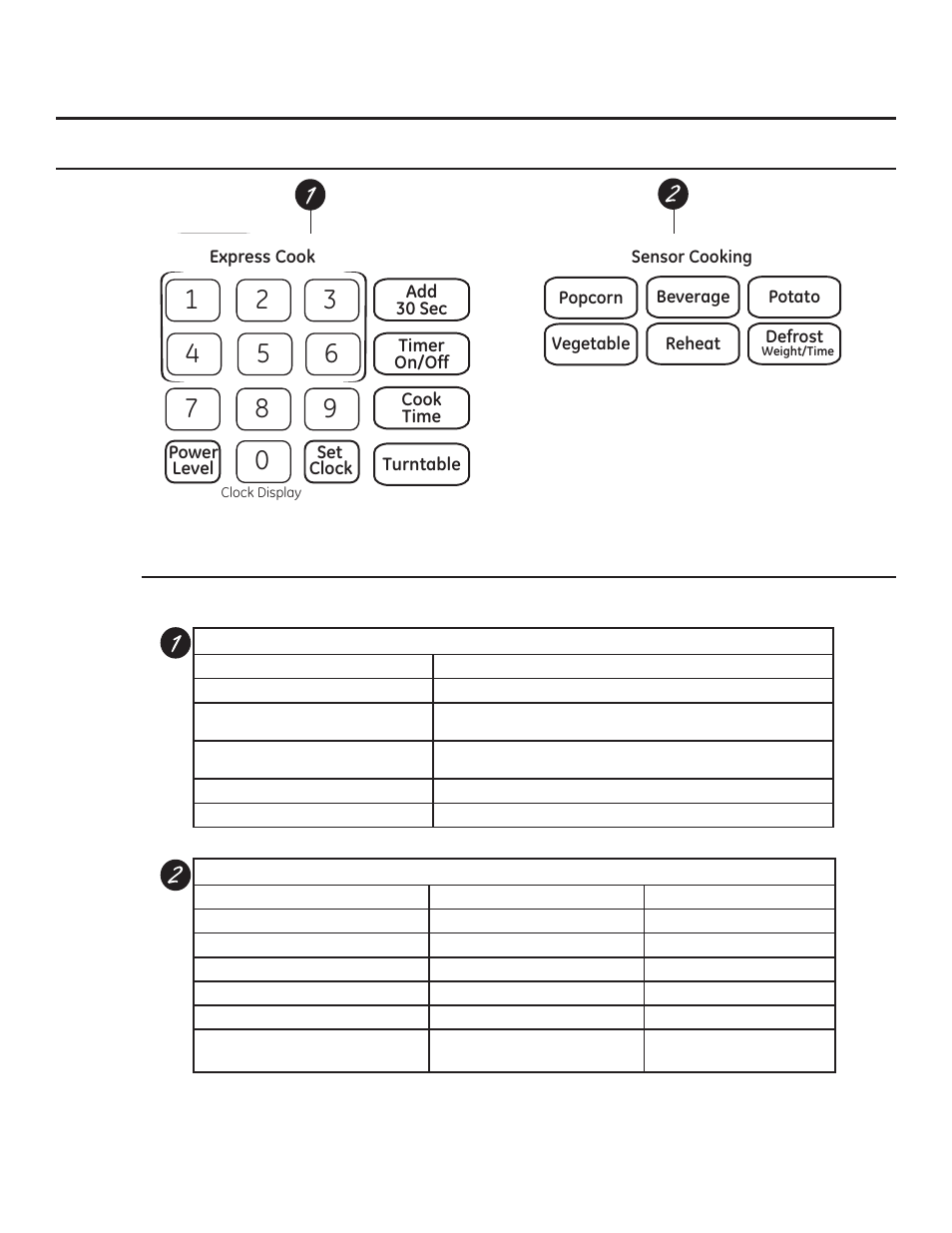 Controles de cocción, Acerca de las funciones de su horno microondas | GE PEM31DFBB User Manual | Page 36 / 52