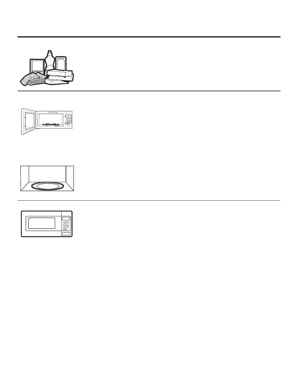 Cuidado y limpieza del horno microondas | GE PEM31DFBB User Manual | Page 49 / 52