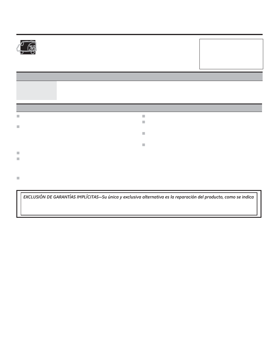 Garantía de horno microondas ge | GE PEM31DFBB User Manual | Page 51 / 52