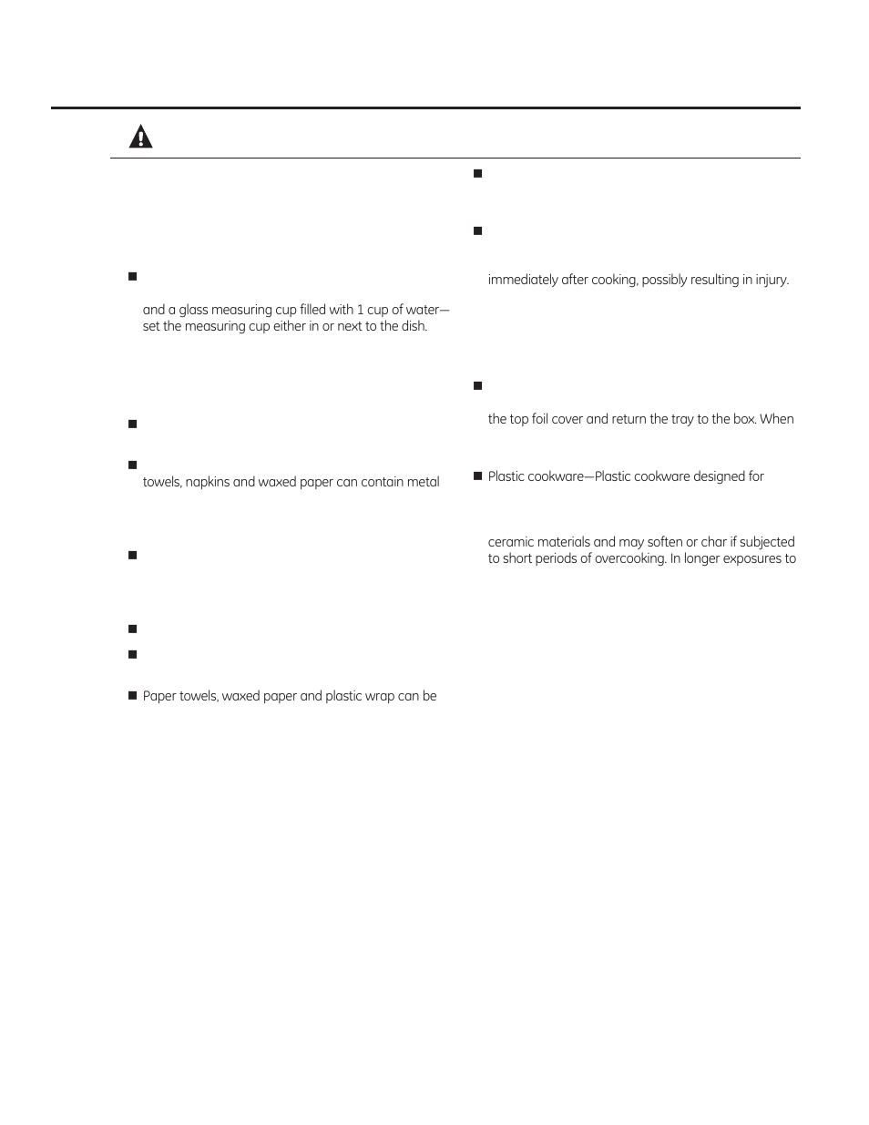 Warning, Save these instructions | GE PEM31DFBB User Manual | Page 6 / 52