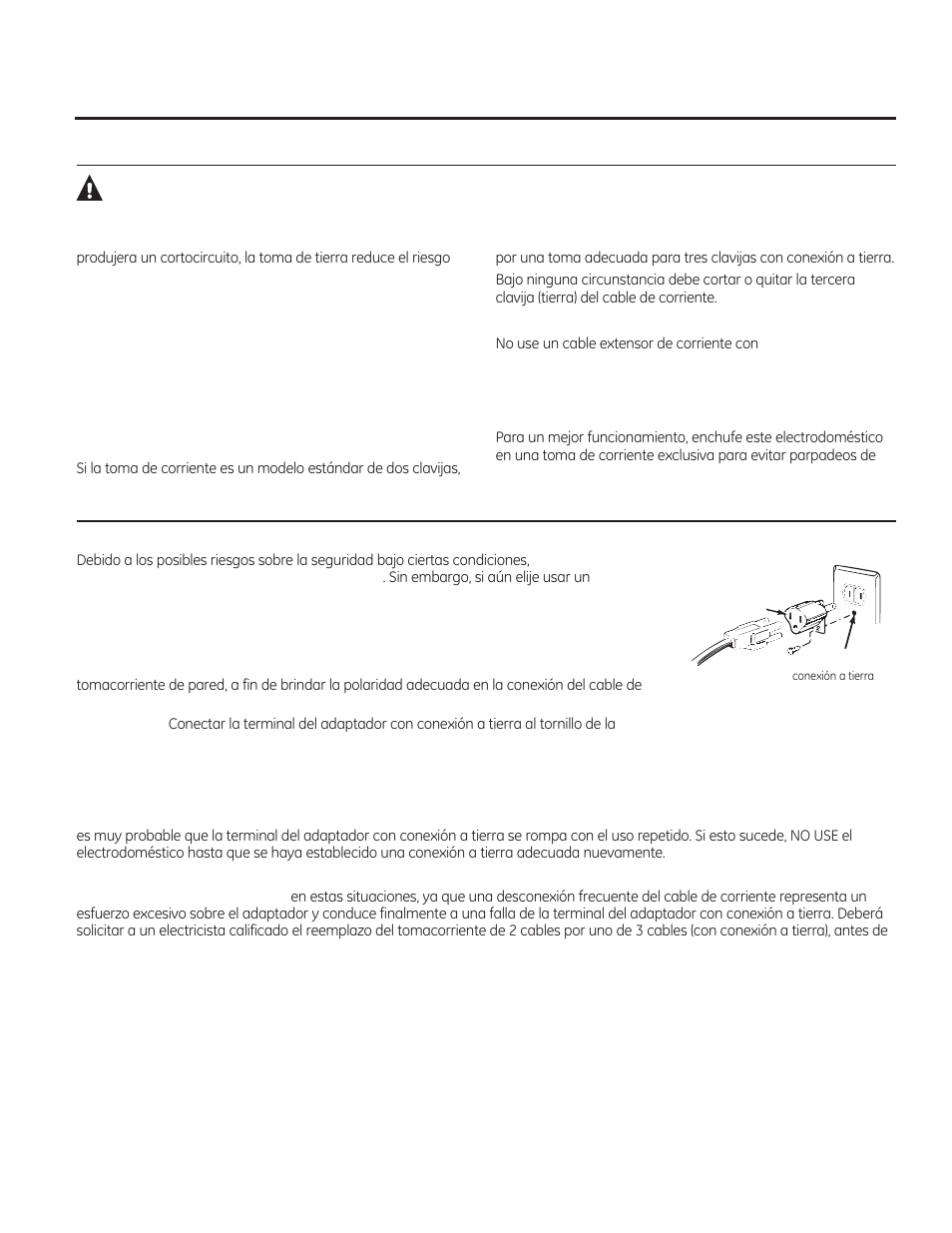 Advertencia, Guarde estas instrucciones | GE PEM31DFBB User Manual | Page 9 / 52