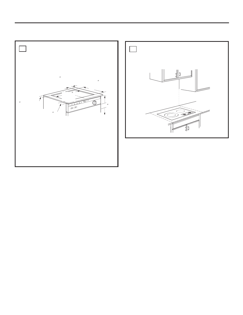 Installation instructions preparing the opening, Cont.) | GE JP256BMBB User Manual | Page 16 / 72