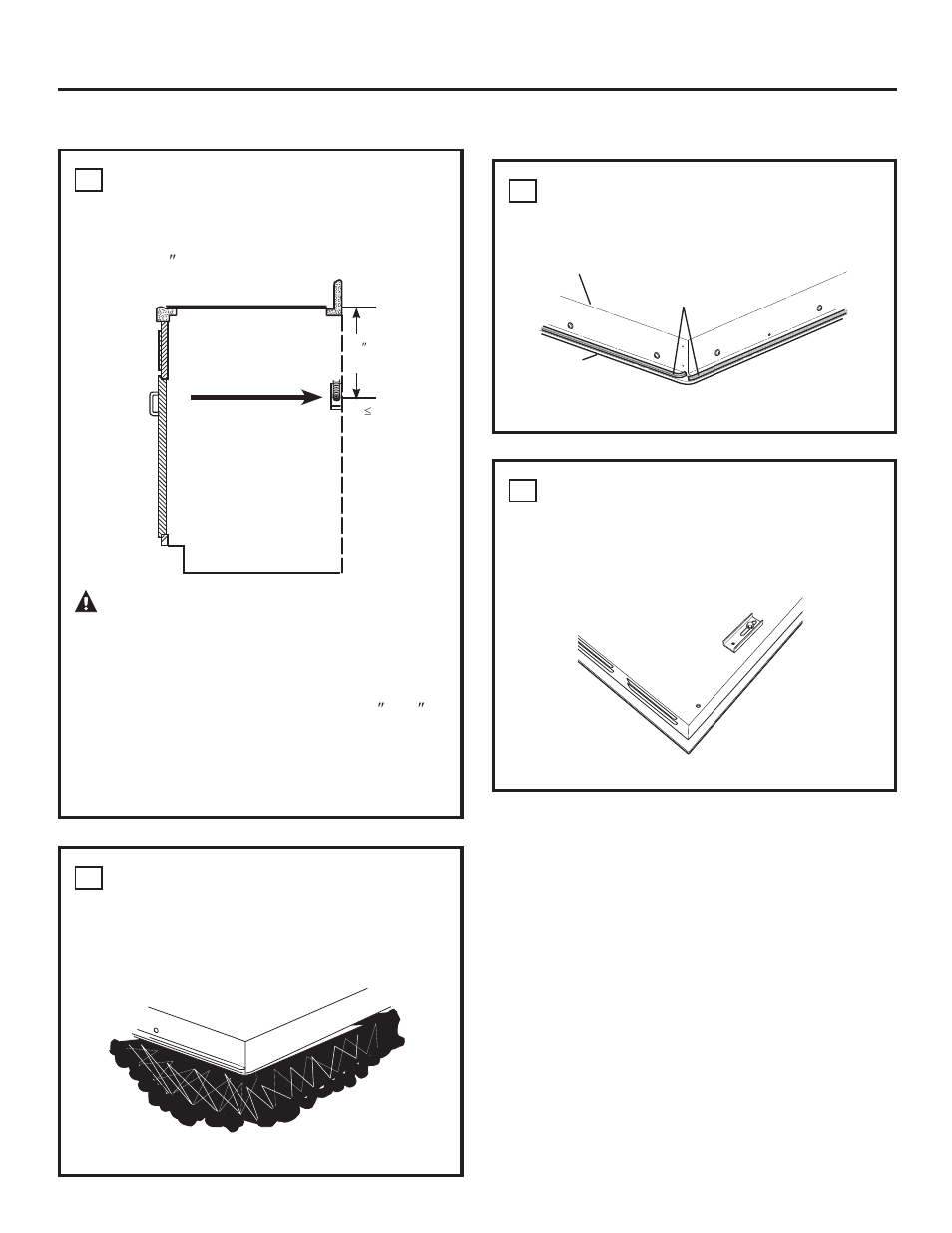 Installation instructions, Installing the cooktop, Important | Installing the junction box, Attach foam tape, Locate mounting parts, Protect surface of cooktop | GE JP256BMBB User Manual | Page 17 / 72