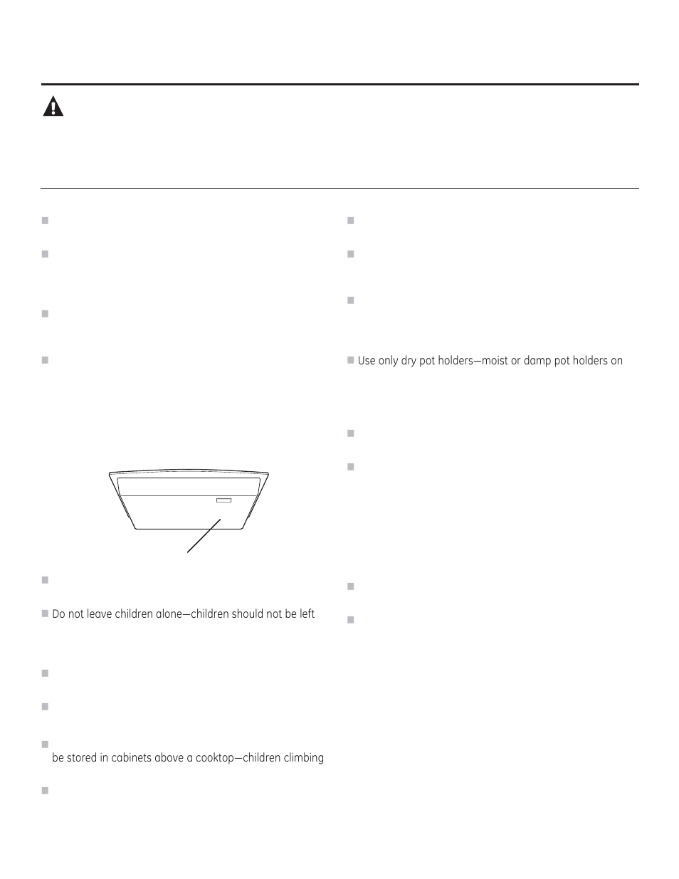 Warning, Caution, Safety precautions | GE JP256BMBB User Manual | Page 2 / 72