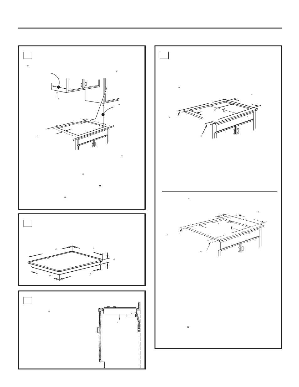 Dimensiones generales de la estufa 3 | GE JP256BMBB User Manual | Page 63 / 72