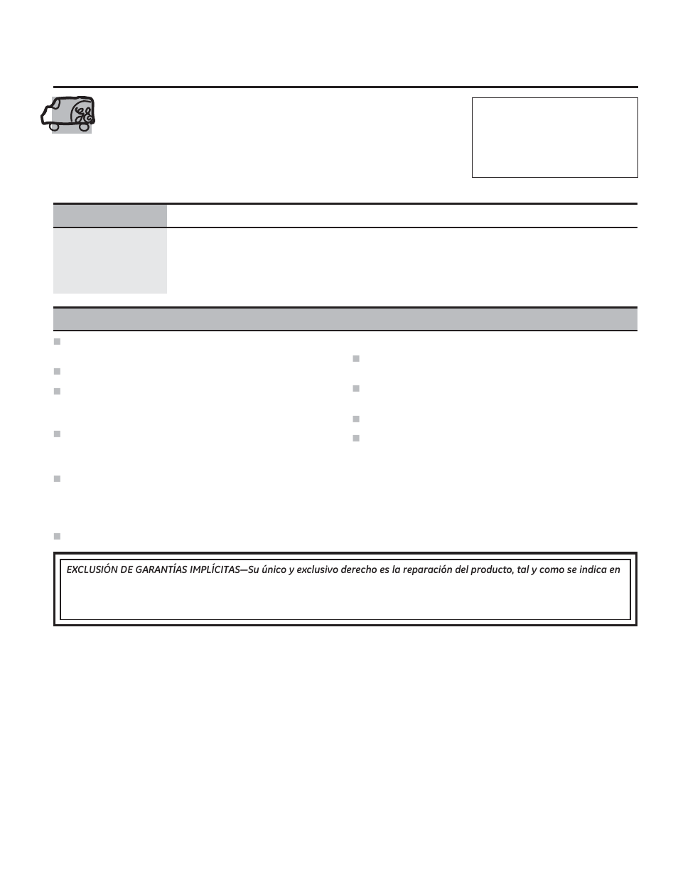 Garantía de ge para su estufa eléctrica | GE JP256BMBB User Manual | Page 70 / 72