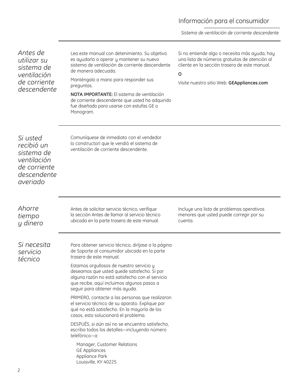 GE PVB94STSS User Manual | Page 12 / 20