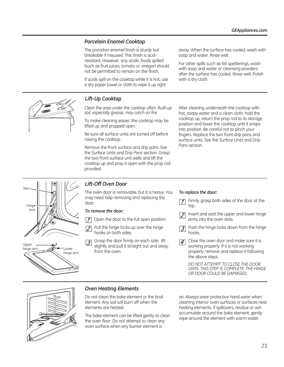 GE JAS02SNSS User Manual | Page 23 / 88