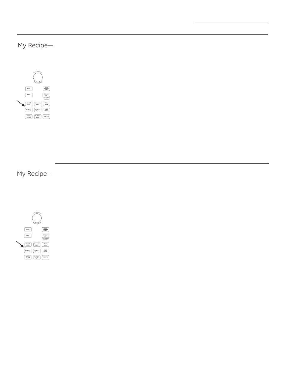 Speedcooking, 0\5hflsh³ to enter and save, 0\5hflsh³ to find and use | Advantium oven 18 | GE PSA9120DFWW User Manual | Page 18 / 80